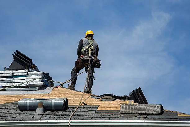 Professional Roof Installation technician working in Pownal, VT